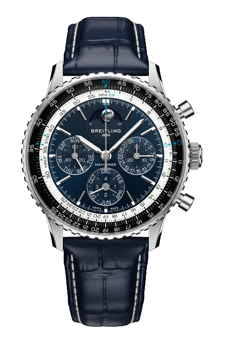 Review Breitling Navitimer B19 Chronograph 43 Perpetual Calendar Replica watch LB19211A1C1P1